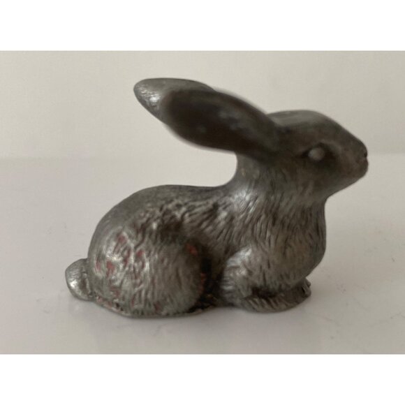 Rawcliffe Pewter Winged Horse Pegasus Bunny Rabbit Figurines Lot of 3 VTG - Picture 10 of 11